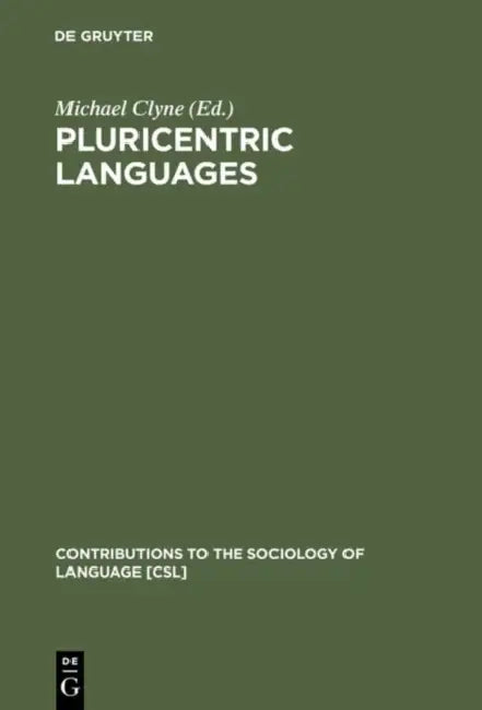 Buy Pluricentric Languages (English, Michael Clyne) — BookShops.in