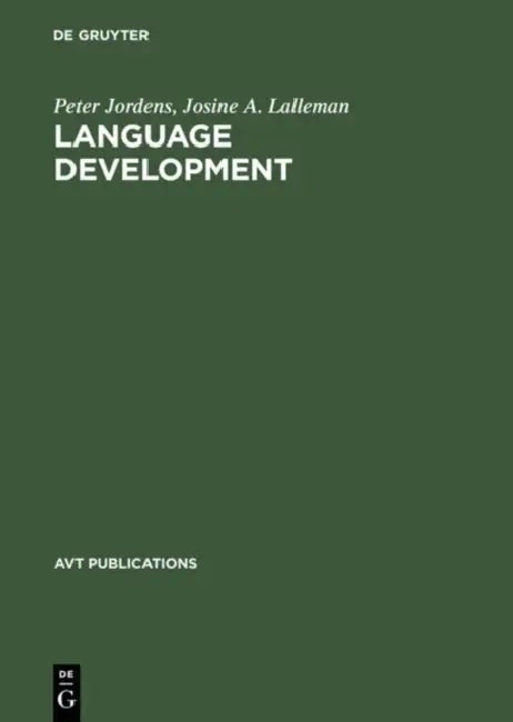 Buy Language Development (English, Peter Jordens | Josine A. Lalleman) — BookShops.in