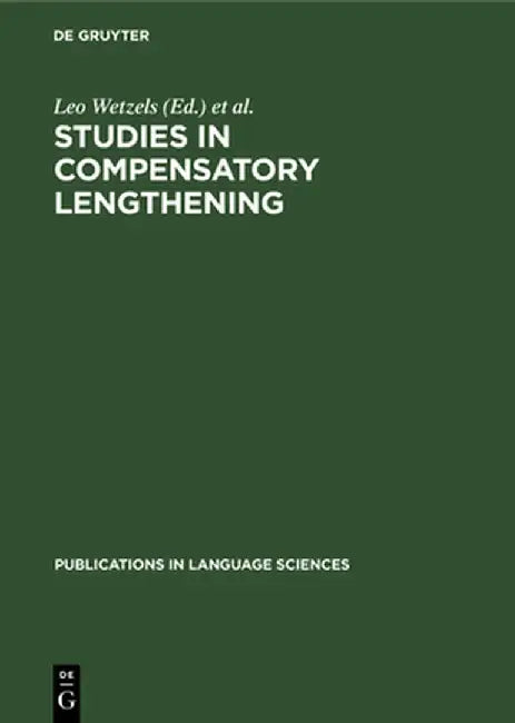 Buy Studies in Compensatory Lengthening (English, Leo Wetzels) — BookShops.in