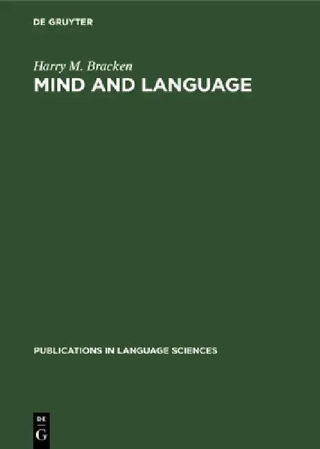 Buy Mind and Language (English, Harry M. Bracken) — BookShops.in