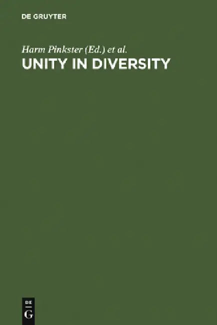 Buy Unity in Diversity (English, Harm Pinkster | Inge Genee) — BookShops.in