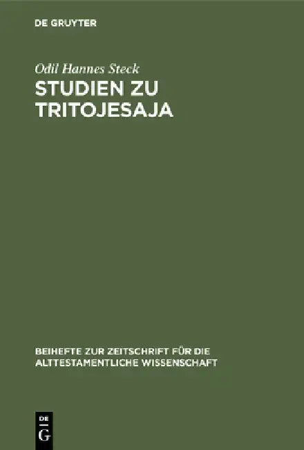 Buy Studien zu Tritojesaja (English, Odil Hannes Steck) — BookShops.in
