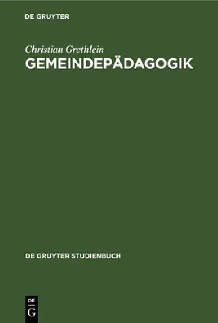 Buy Gemeindepädagogik (English, Christian Grethlein) — BookShops.in