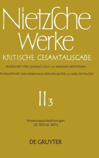 Buy Vorlesungsaufzeichnungen (SS 1870 - SS 1871) (English, No Contributor) — BookShops.in