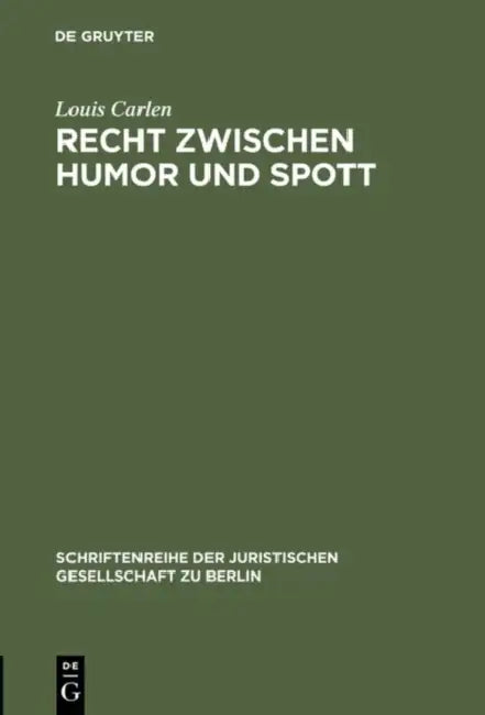 Buy Recht zwischen Humor und Spott (English, Louis Carlen) — BookShops.in