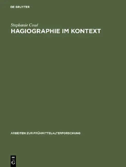 Buy Hagiographie im Kontext (English, Stephanie Coué) — BookShops.in