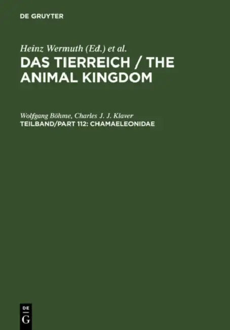 Buy Chamaeleonidae (English, Wolfgang Böhme | Charles J. J. Klaver) — BookShops.in
