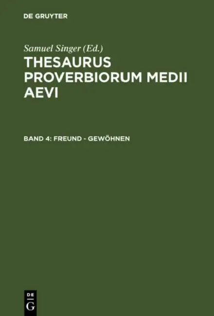 Buy Freund - Gewohnen (English, Samuel Singer | Kuratorium Singer Der Sagw) — BookShops.in