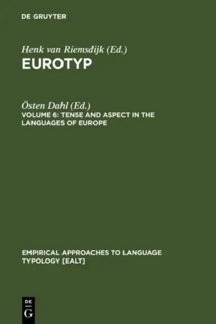 Buy Tense and Aspect in the Languages of Europe (English, Östen Dahl) — BookShops.in
