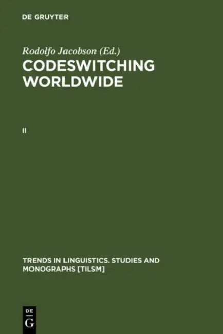 Buy Codeswitching Worldwide. II (English, Rodolfo Jacobson) — BookShops.in
