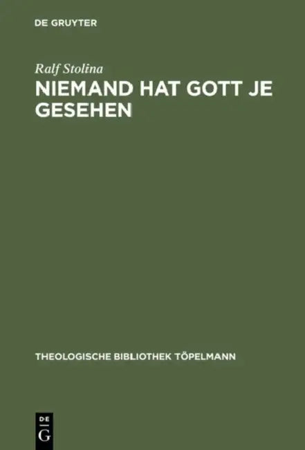 Buy Niemand hat Gott je gesehen (English, Ralf Stolina) — BookShops.in