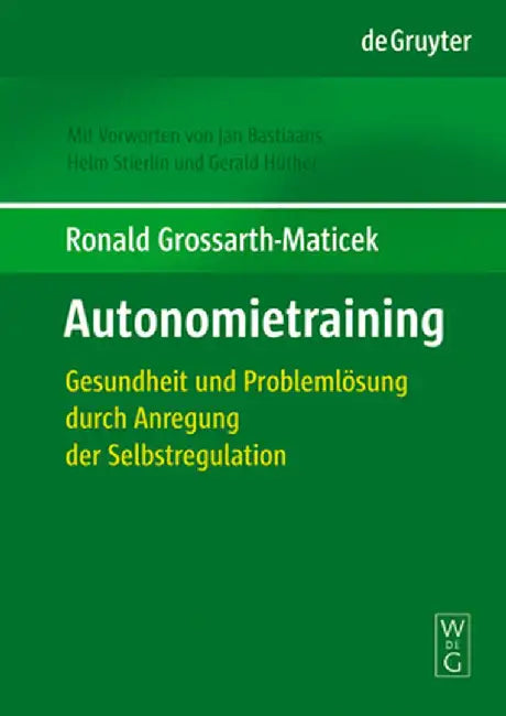 Buy Autonomietraining (English, Ronald Grossarth-Maticek) — BookShops.in