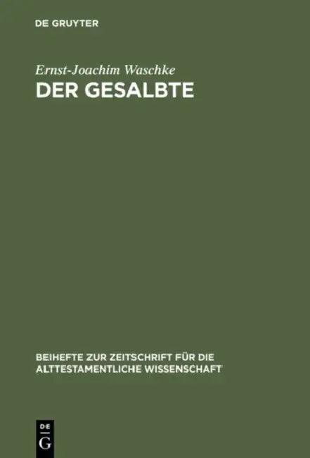 Buy Der Gesalbte (English, Ernst-Joachim Waschke) — BookShops.in