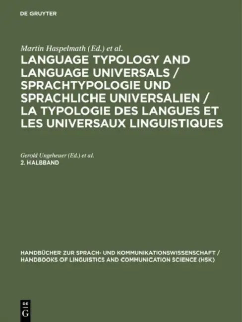 Buy Language Typology and Language Universals / Sprachtypologie Und Sprachliche Universalien / La Typolo (English, Martin Haspelmath | Ekkehard Konig | Wulf Oesterreicher) — BookShops.in