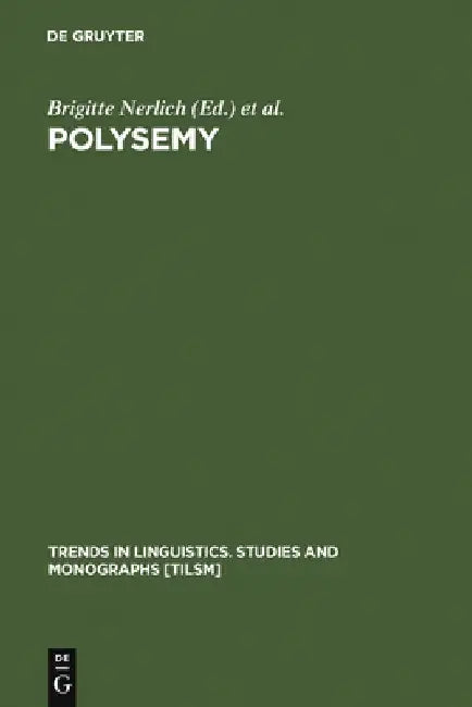 Buy Polysemy (English, Brigitte Nerlich) — BookShops.in