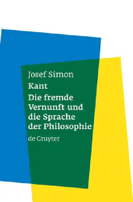 Buy Kant (English, Josef Simon) — BookShops.in