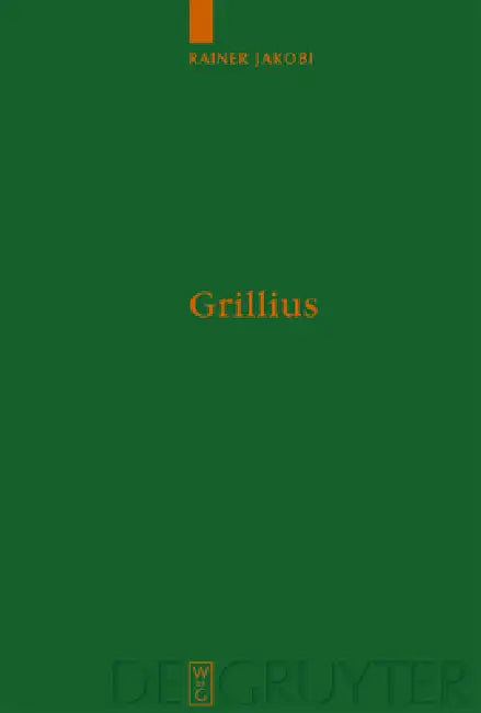 Buy Grillius (English, Rainer Jakobi) — BookShops.in