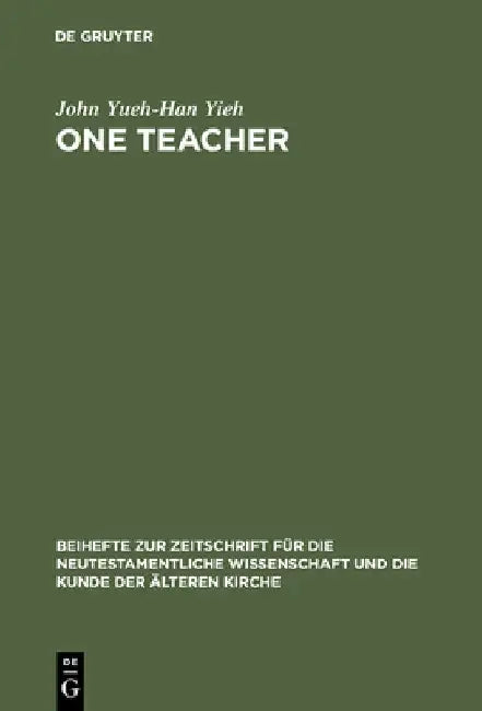 Buy One Teacher (English, John Yueh-Han Yieh) — BookShops.in