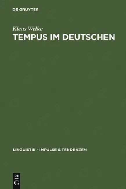 Buy Tempus im Deutschen (English, Klaus Welke) — BookShops.in