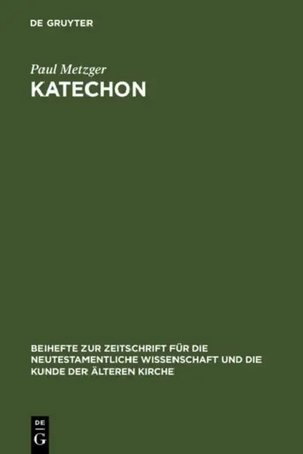 Buy Katechon = Katechon (English, Paul Metzger) — BookShops.in