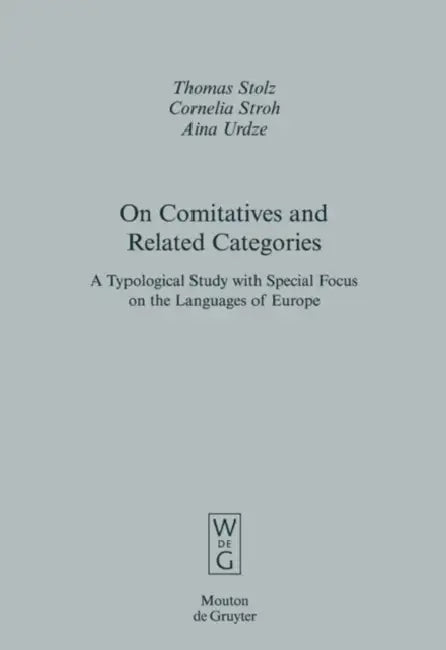 Buy On Comitatives and Related Categories (English, Thomas Stolz | Cornelia Stroh | Aina Urdze) — BookShops.in