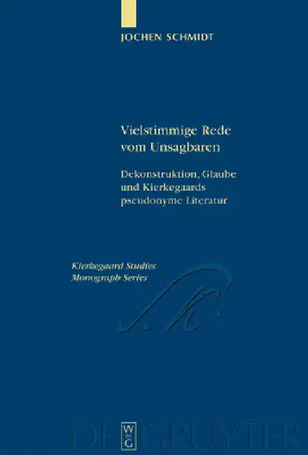 Buy Vielstimmige Rede vom Unsagbaren (English, Jochen Schmidt) — BookShops.in
