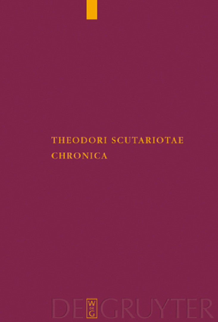 Buy Theodori Scutariotae Chronica (English, Raimondo Tocci) — BookShops.in