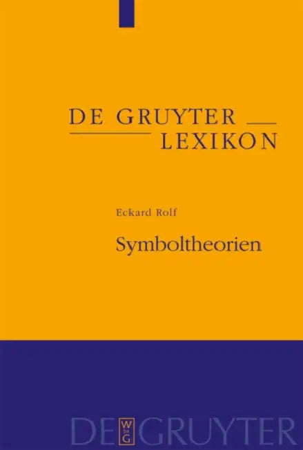 Buy Symboltheorien (English, Eckard Rolf) — BookShops.in