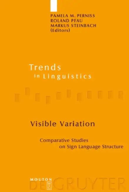 Buy Visible Variation (English, Pamela M. Perniss | Roland Pfau | Markus Steinbach) — BookShops.in