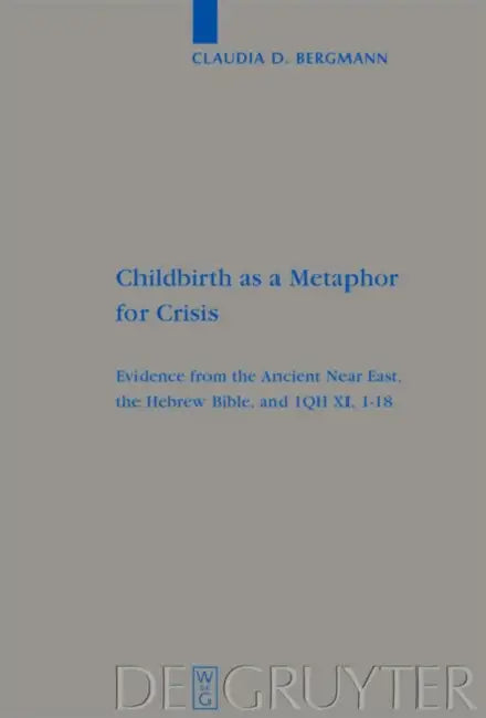 Buy Childbirth as a Metaphor for Crisis (English, Claudia D. Bergmann) — BookShops.in