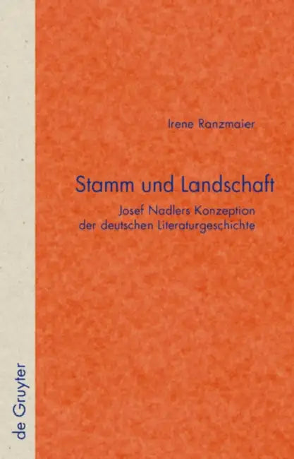 Buy Stamm und Landschaft (English, Irene Ranzmaier) — BookShops.in