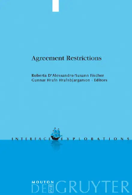 Buy Agreement Restrictions (English, Roberta D'Alessandro | Susann Fischer | Gunnar Hrafn Hrafnbjargarson) — BookShops.in
