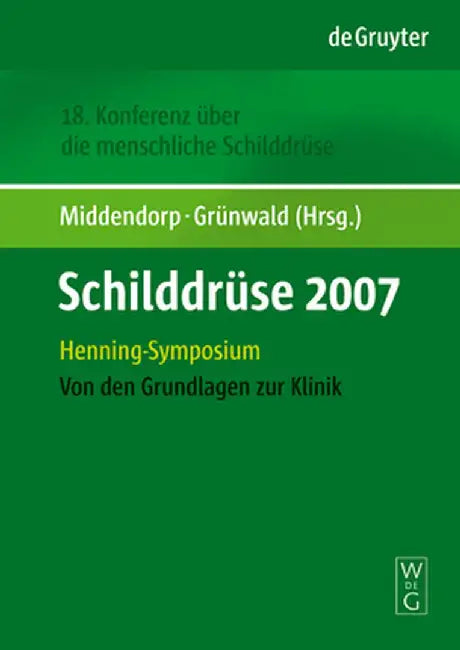 Buy Schilddruse 2007 (English, Marcus Middendorp) — BookShops.in