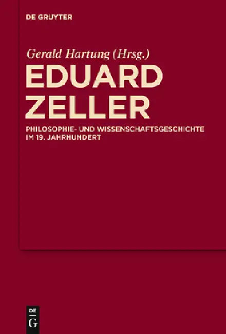 Buy Eduard Zeller (English, Gerald Hartung) — BookShops.in