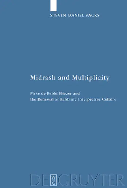 Buy Midrash and Multiplicity (English, Steven Daniel Sacks) — BookShops.in