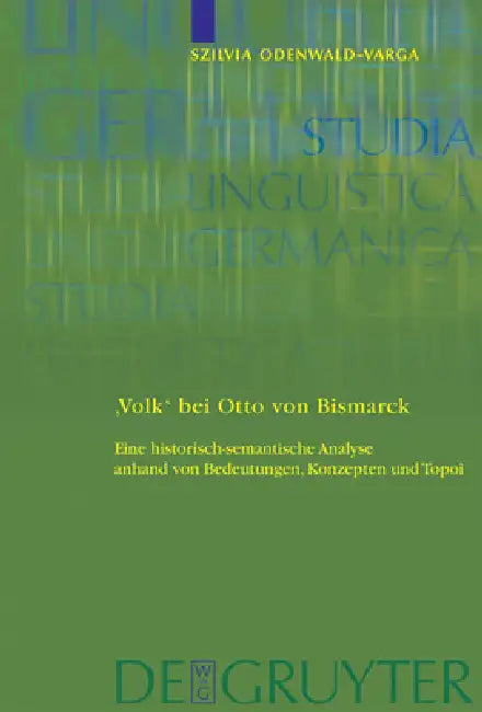Buy 'Volk' Bei Otto Von Bismarck (English, Szilvia Odenwald-Varga) — BookShops.in