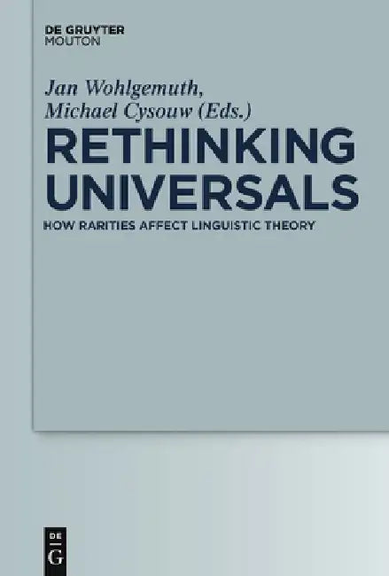 Buy Rethinking Universals (English, Jan Wohlgemuth | Michael Cysouw) — BookShops.in