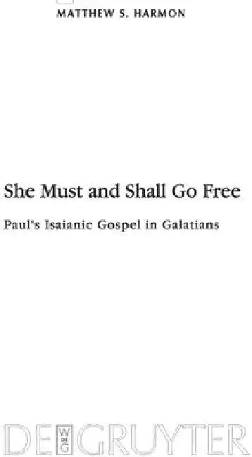 Buy She Must and Shall Go Free (English, Matthew S. Harmon) — BookShops.in