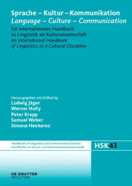 Buy Sprache - Kultur - Kommunikation / Language - Culture - Communication (English, Ludwig Jeager | Werner Holly | Peter Krapp) — BookShops.in