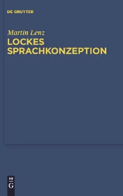 Buy Lockes Sprachkonzeption (English, Martin Lenz) — BookShops.in