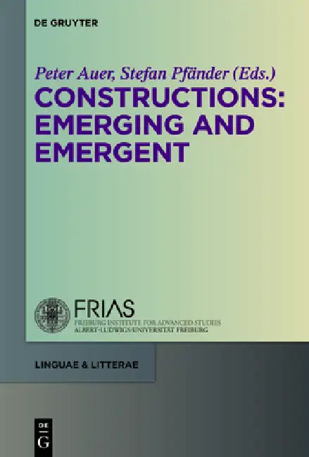 Buy Constructions (English, Peter Auer | Stefan Pfänder) — BookShops.in
