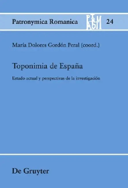 Buy Toponimia de España (English, María Dolores Gordón Peral) — BookShops.in