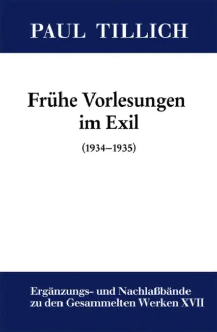 Buy Frühe Vorlesungen im Exil (English, Erdmann Sturm) — BookShops.in