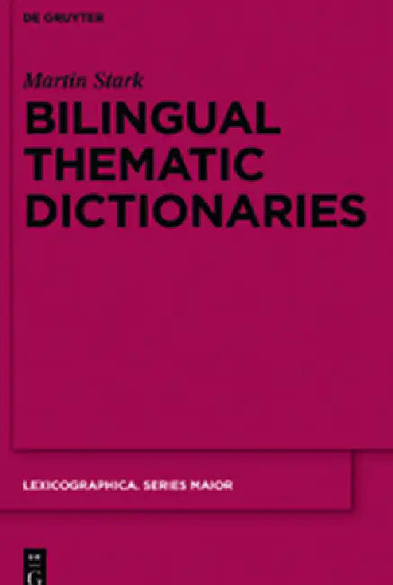 Buy Bilingual Thematic Dictionaries (English, Martin Stark) — BookShops.in