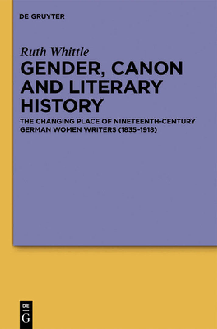 Buy Gender, Canon and Literary History (English, Ruth Whittle) — BookShops.in