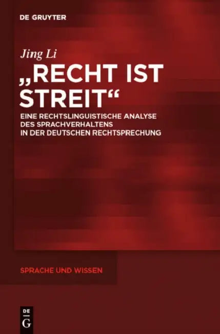 Buy "Recht ist Streit" (English, Jing Li) — BookShops.in