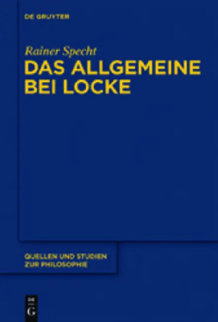 Buy Das Allgemeine bei Locke (English, Rainer Specht) — BookShops.in