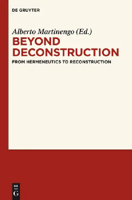 Buy Beyond Deconstruction (English, Alberto Martinengo) — BookShops.in