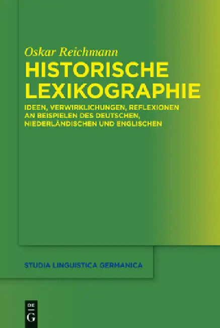 Buy Historische Lexikographie (English, Oskar Reichmann) — BookShops.in