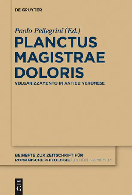 Planctus Magistrae Doloris (English, Paolo Pellegrini)